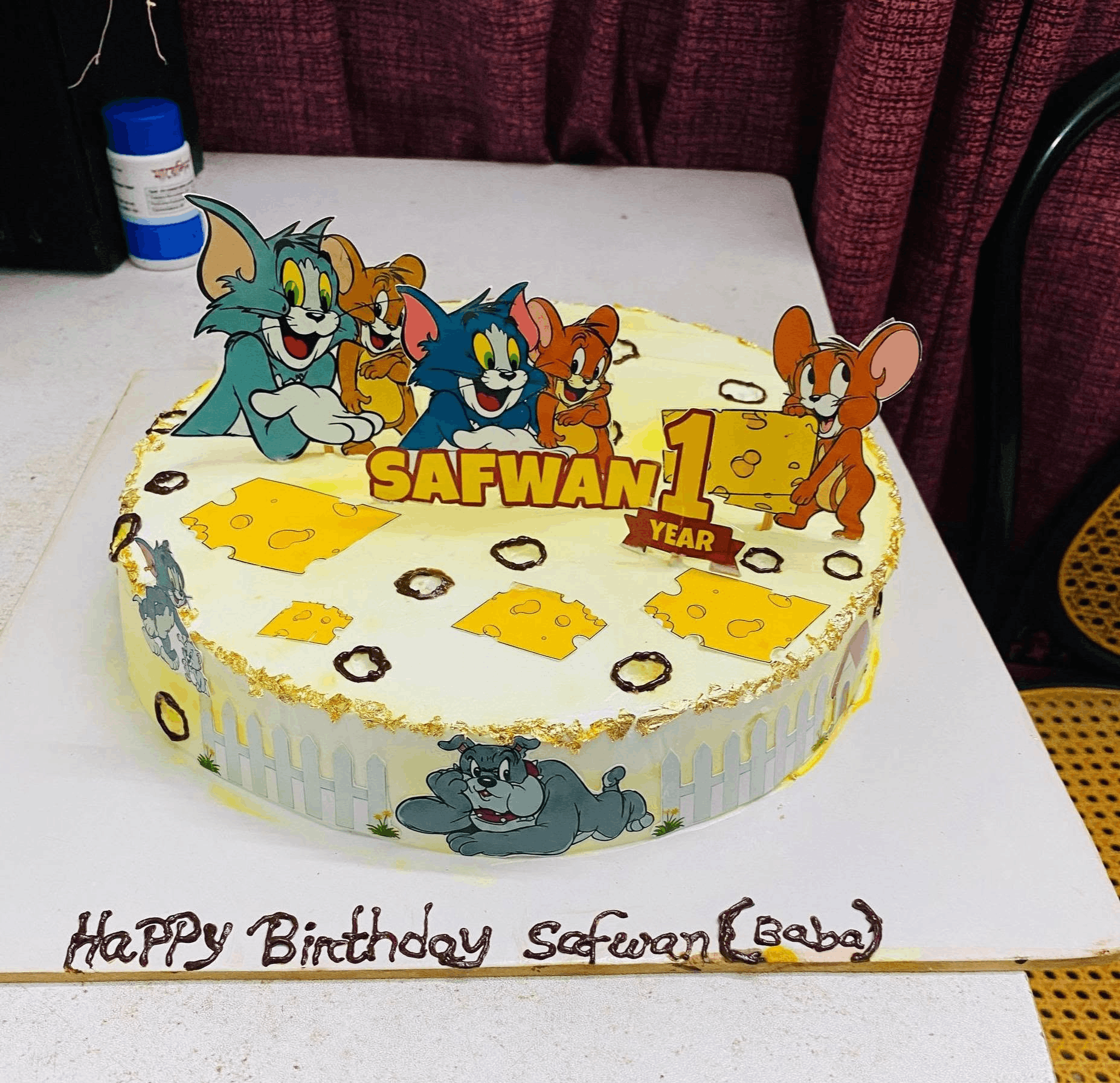 Custom birthday cake